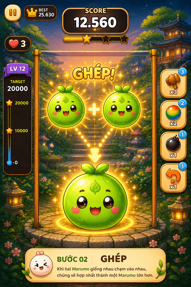 Bước 2: Ghép