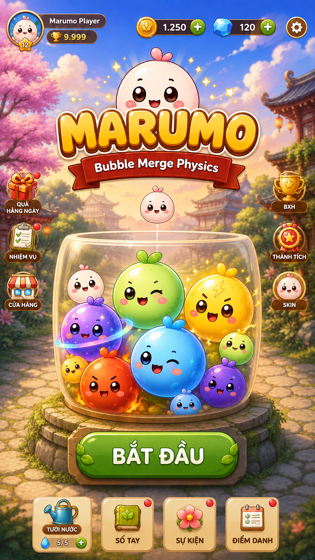 Giao diện chơi Marumo